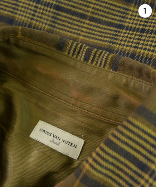 DRIES VAN NOTEN（ドリスヴァンノッテン）カジュアルシャツ 茶 サイズ:S メンズ/2200693274032
