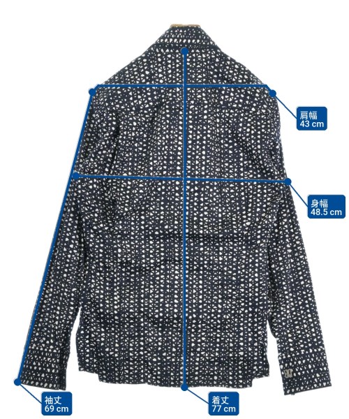 DIRK BIKKEMBERGS（ダークビッケンバーグ）カジュアルシャツ 黒 サイズ:S メンズ/2200639813059