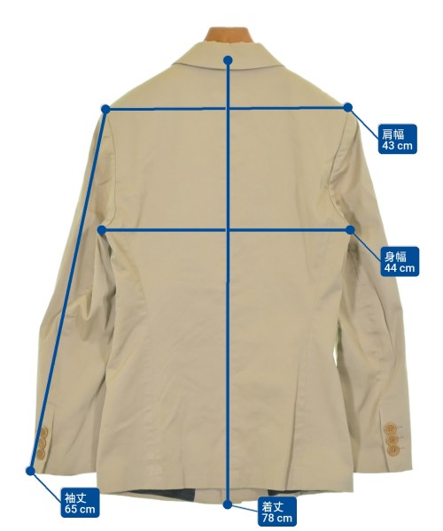 DIRK BIKKEMBERGS（ダークビッケンバーグ）カジュアルジャケット ベージュ サイズ:S メンズ/2200656205042