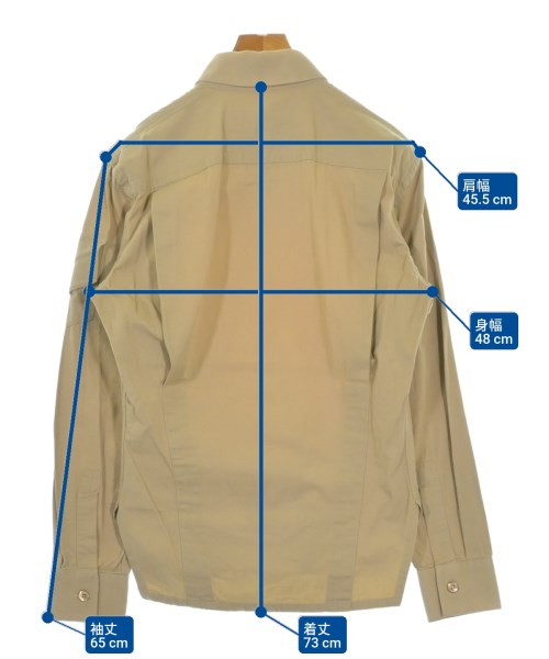 DIRK BIKKEMBERGS（ダークビッケンバーグ）カジュアルシャツ ベージュ サイズ:S メンズ/2200656205066