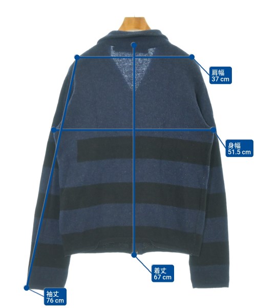 DIRK BIKKEMBERGS（ダークビッケンバーグ）カーディガン 紺 サイズ:S メンズ/2200656205073