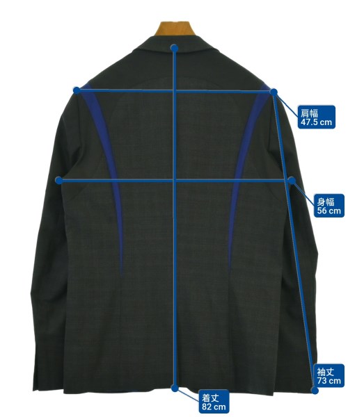 DIRK BIKKEMBERGS（ダークビッケンバーグ）カジュアルジャケット グレー サイズ:48(L位) メンズ/2200660884042