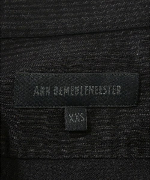 ANN DEMEULEMEESTER（アンドゥムルメステール）カジュアルシャツ 黒 サイズ:XXS レディース/2200627019029