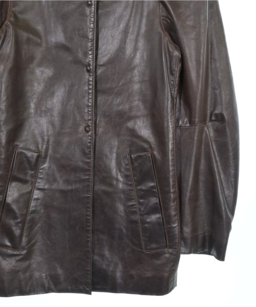 ANN DEMEULEMEESTER（アンドゥムルメステール）ステンカラーコート 茶 サイズ:36(XS位) レディース/2200636680029