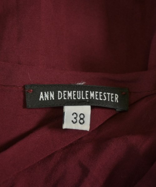 ANN DEMEULEMEESTER（アンドゥムルメステール）ワンピース 赤 サイズ:38(S位) レディース/2200527044084
