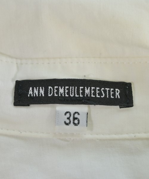 ANN DEMEULEMEESTER（アンドゥムルメステール）カジュアルシャツ 白 サイズ:36(XS位) レディース/2200627494239
