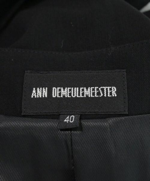 ANN DEMEULEMEESTER（アンドゥムルメステール）ベスト 黒 サイズ:40(M位) レディース/2200625163618