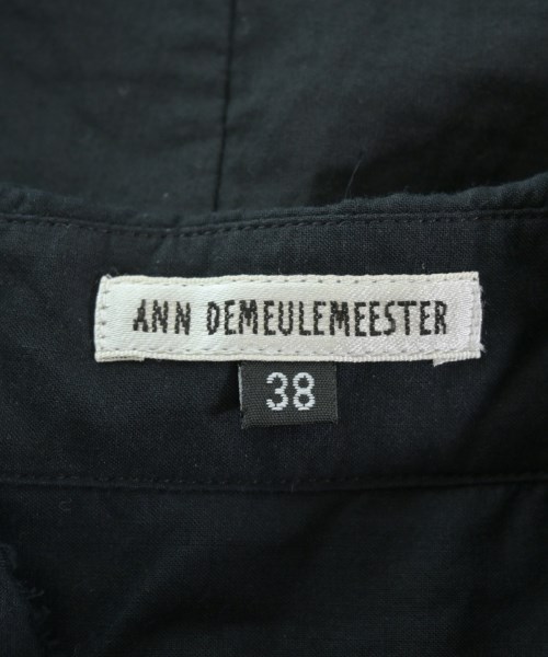 ANN DEMEULEMEESTER（アンドゥムルメステール）カジュアルシャツ 黒 サイズ:38(S位) レディース/2200632774548