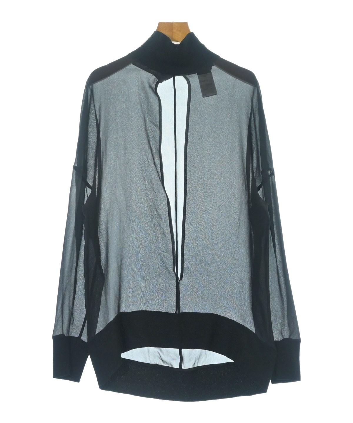 アン・ドゥムルメステール　シャツ　ブラウス　黒 ANN DEMEULEMEESTER（アンドゥムルメステール）ブラウス 黒