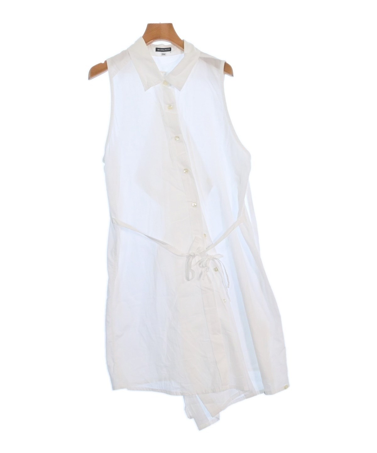 ANN Demeulemeester ワンピース ANN DEMEULEMEESTER(アンドゥムルメステール)シャツワンピース