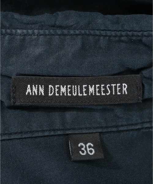 ANN DEMEULEMEESTER（アンドゥムルメステール）カジュアルシャツ 紺 サイズ:36(XS位) レディース/2200622489018