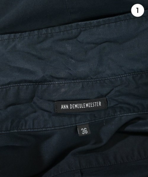 ANN DEMEULEMEESTER（アンドゥムルメステール）カジュアルシャツ 紺 サイズ:36(XS位) レディース/2200622489018
