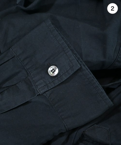 ANN DEMEULEMEESTER（アンドゥムルメステール）カジュアルシャツ 紺 サイズ:36(XS位) レディース/2200622489018