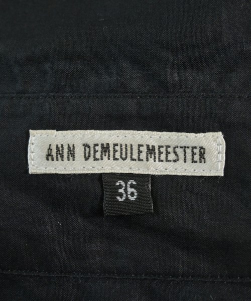 ANN DEMEULEMEESTER（アンドゥムルメステール）カジュアルシャツ 黒 サイズ:36(XS位) レディース/2200625099023
