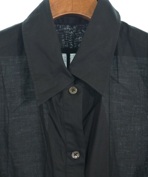 ANN DEMEULEMEESTER（アンドゥムルメステール）カジュアルシャツ 黒 サイズ:36(XS位) レディース/2200625099023