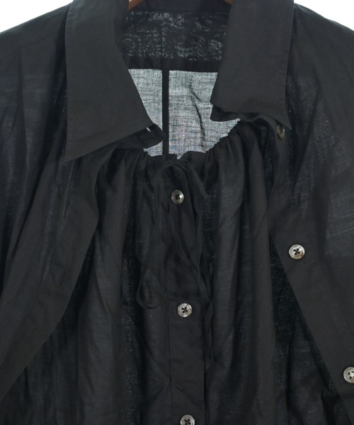ANN DEMEULEMEESTER（アンドゥムルメステール）カジュアルシャツ 黒 サイズ:36(XS位) レディース/2200625099023