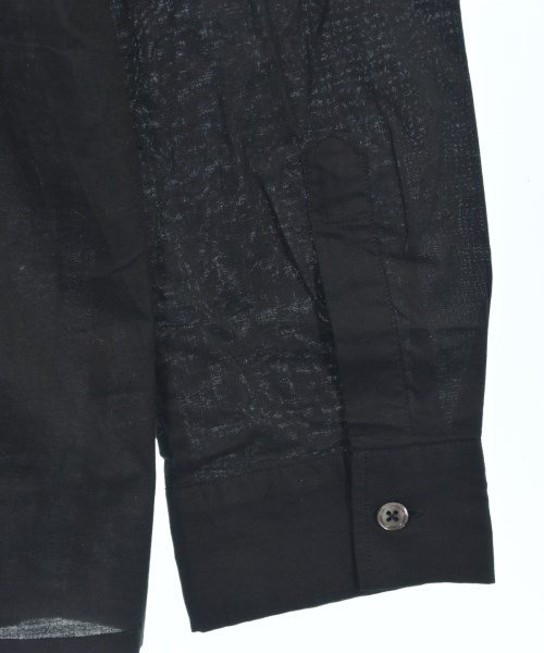 ANN DEMEULEMEESTER（アンドゥムルメステール）カジュアルシャツ 黒 サイズ:36(XS位) レディース/2200625099023