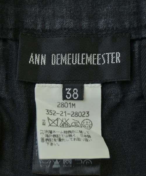 ANN DEMEULEMEESTER（アンドゥムルメステール）ショートパンツ 黒 サイズ:38(S位) レディース/2200612845053