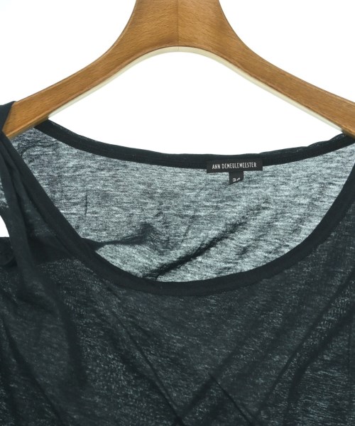 ANN DEMEULEMEESTER（アンドゥムルメステール）Tシャツ・カットソー 黒 サイズ:34(XXS位) レディース/2200627339226