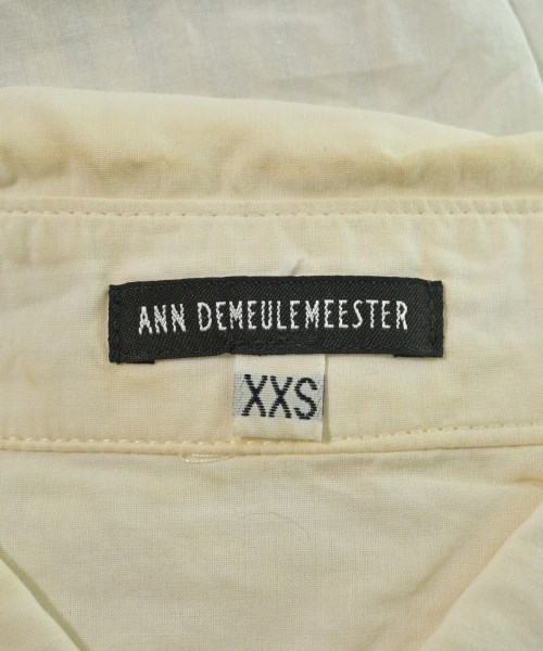 ANN DEMEULEMEESTER（アンドゥムルメステール）カジュアルシャツ 黄 サイズ:XXS メンズ/2200630736036