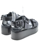 ANN DEMEULEMEESTER（アンドゥムルメステール）サンダル 黒 サイズ:EU36 1/2(23cm位) レディース/2200553133356