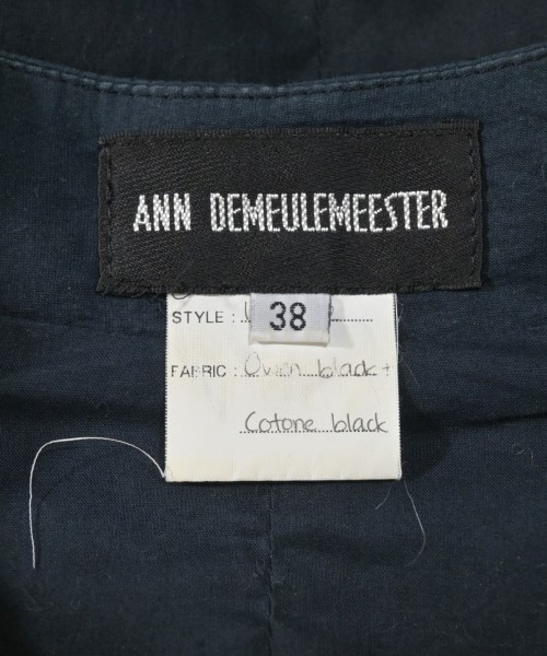 ANN DEMEULEMEESTER（アンドゥムルメステール）カジュアルシャツ 黒 サイズ:38(S位) レディース/2200616542026