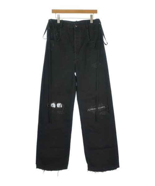 ANN DEMEULEMEESTER(アンドゥムルメステール)デニムパンツ 黒 サイズ:36(XS位)/2200674145016