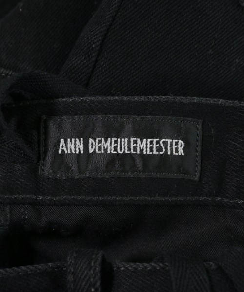 ANN DEMEULEMEESTER（アンドゥムルメステール）デニムパンツ 黒 サイズ:36(XS位) レディース/2200674145016