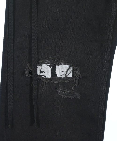 ANN DEMEULEMEESTER（アンドゥムルメステール）デニムパンツ 黒 サイズ:36(XS位) レディース/2200674145016