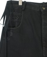 ANN DEMEULEMEESTER（アンドゥムルメステール）デニムパンツ 黒 サイズ:36(XS位) レディース/2200674145016