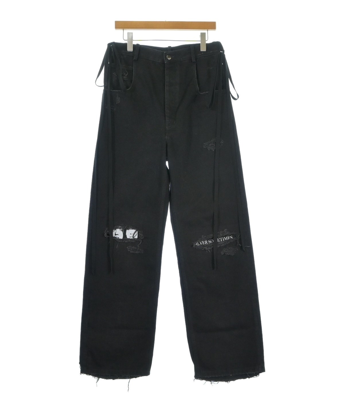 ANN DEMEULEMEESTER（アンドゥムルメステール）デニムパンツ 黒 サイズ