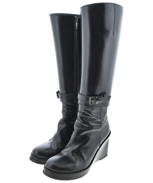 ANN DEMEULEMEESTER(アンドゥムルメステール)ブーツ 黒 サイズ:EU36(22.5cm位)/2200674570092