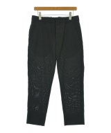 ANN DEMEULEMEESTER（アンドゥムルメステール）クロップドパンツ 黒 サイズ:XS メンズ/2200677991047
