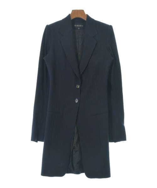 ANN DEMEULEMEESTER(アンドゥムルメステール)テーラードジャケット 紺 サイズ:34(XXS位)/2200679622079
