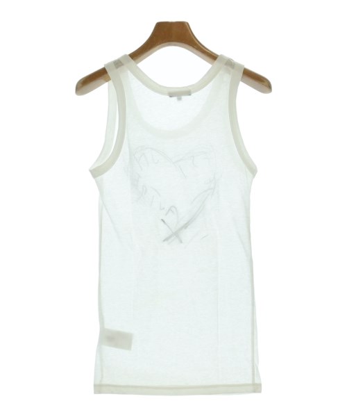 ANN DEMEULEMEESTER（アンドゥムルメステール）タンクトップ 白 サイズ:34(XXS位) レディース/2200680475145