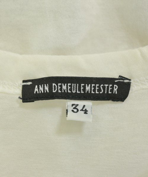ANN DEMEULEMEESTER（アンドゥムルメステール）タンクトップ 白 サイズ:34(XXS位) レディース/2200680475145