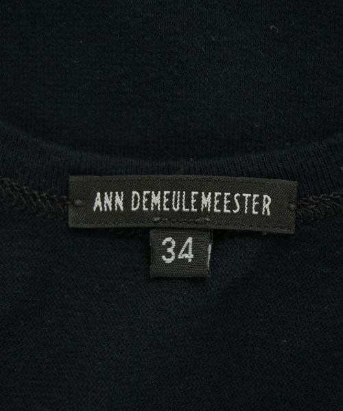ANN DEMEULEMEESTER（アンドゥムルメステール）タンクトップ 黒 サイズ:34(XXS位) レディース/2200680475152