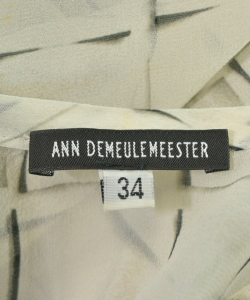 ANN DEMEULEMEESTER（アンドゥムルメステール）ブラウス 白 サイズ:34(XXS位) レディース/2200680475251