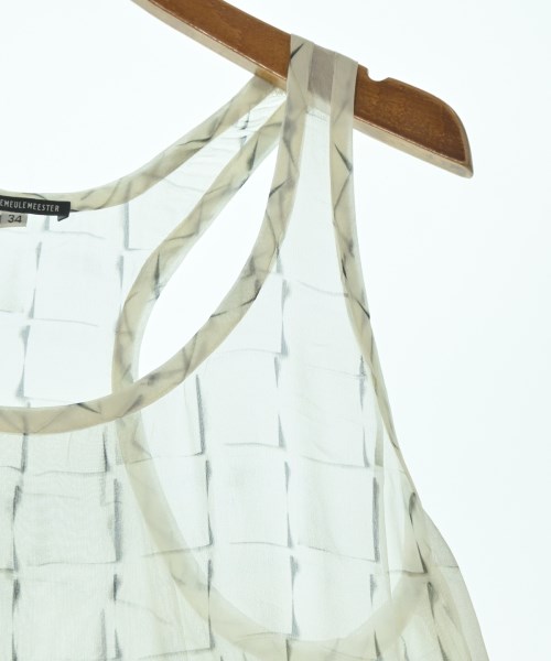 ANN DEMEULEMEESTER（アンドゥムルメステール）ブラウス 白 サイズ:34(XXS位) レディース/2200680475251