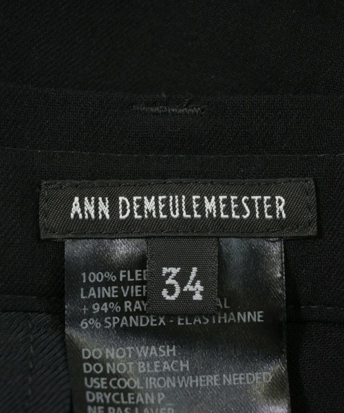ANN DEMEULEMEESTER（アンドゥムルメステール）その他 黒 サイズ:34(XXS位) レディース/2200680475381