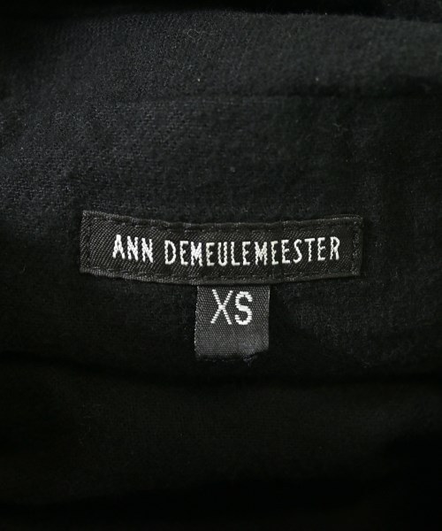 ANN DEMEULEMEESTER（アンドゥムルメステール）カジュアルシャツ 黒 サイズ:XS メンズ/2200682048040