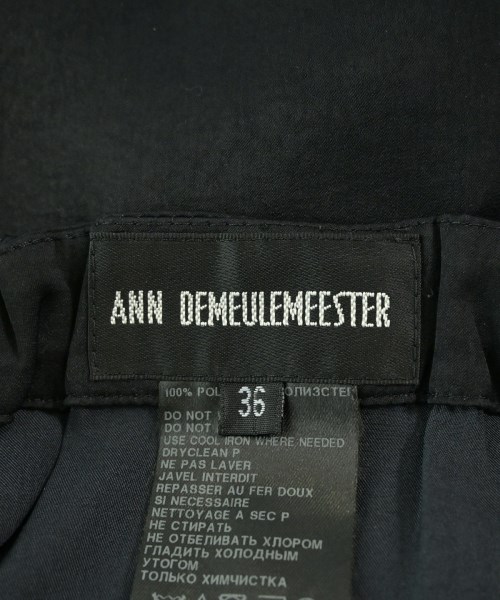 ANN DEMEULEMEESTER（アンドゥムルメステール）オールインワン/サロペット 黒 サイズ:36(XS位) レディース/2200694666065