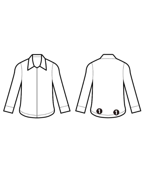 ANN DEMEULEMEESTER（アンドゥムルメステール）カジュアルシャツ 白 サイズ:36(XS位) レディース/2200691802398