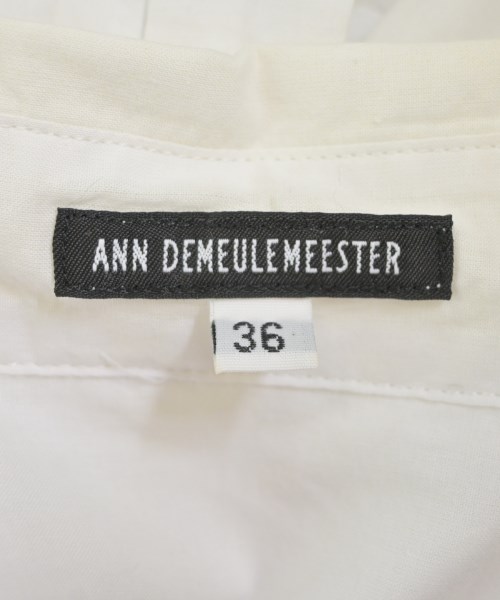 ANN DEMEULEMEESTER（アンドゥムルメステール）カジュアルシャツ 白 サイズ:36(XS位) レディース/2200691802398