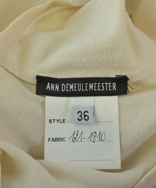 ANN DEMEULEMEESTER（アンドゥムルメステール）カジュアルシャツ ベージュ サイズ:36(XS位) レディース/2200691802831