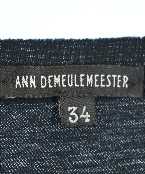 ANN DEMEULEMEESTER（アンドゥムルメステール）Tシャツ・カットソー 黒 サイズ:34(XXS位) レディース/2200692045572