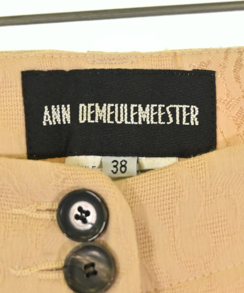 ANN DEMEULEMEESTER（アンドゥムルメステール）クロップドパンツ ベージュ サイズ:38(S位) レディース/2200692195673