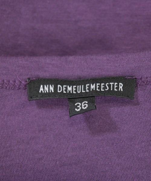ANN DEMEULEMEESTER（アンドゥムルメステール）Tシャツ・カットソー 紫 サイズ:36(XS位) レディース/2200692338308