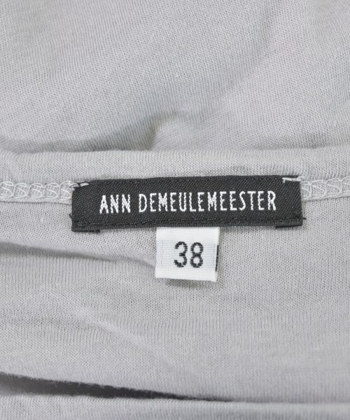 ANN DEMEULEMEESTER（アンドゥムルメステール）Tシャツ・カットソー グレー サイズ:38(S位) レディース/2200692338896