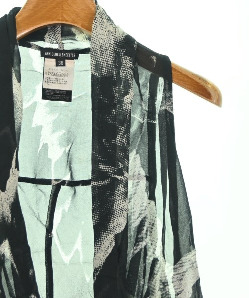 ANN DEMEULEMEESTER（アンドゥムルメステール）ベスト 黒 サイズ:38(S位) レディース/2200693519324